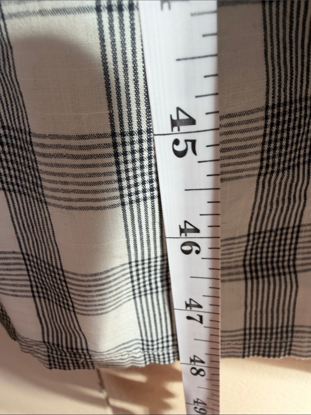 Barbour Gray and White Gingham Long Sleeve Maxi Dress with Waist Tie - Picture 11 of 12